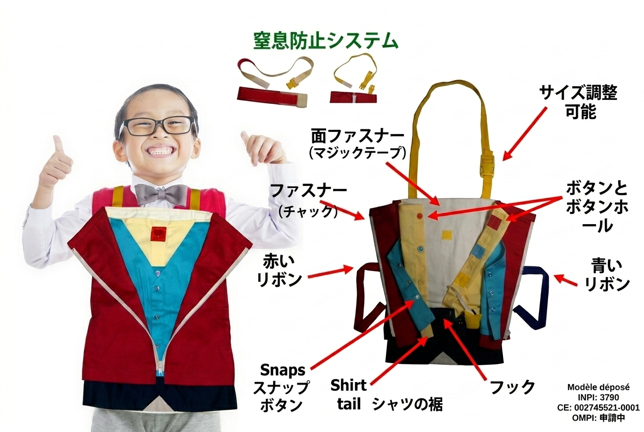 自信を持って着替えができるようになろう（男の子向け）